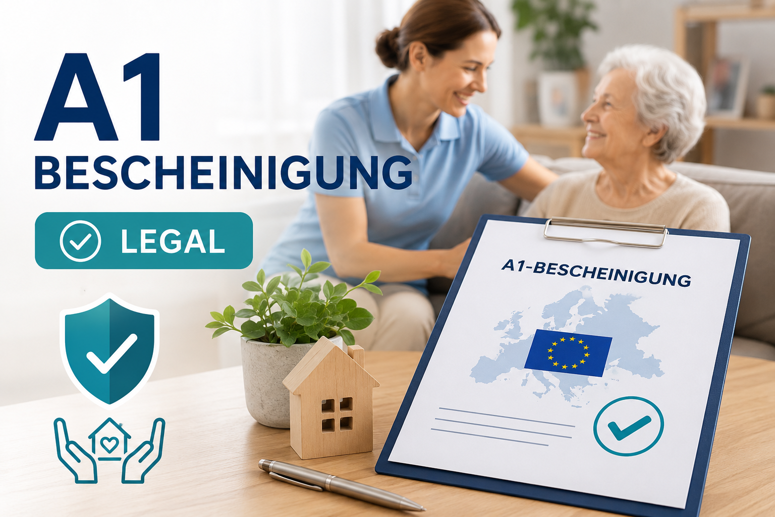 A1-Bescheinigung für legale Betreuung zuhause