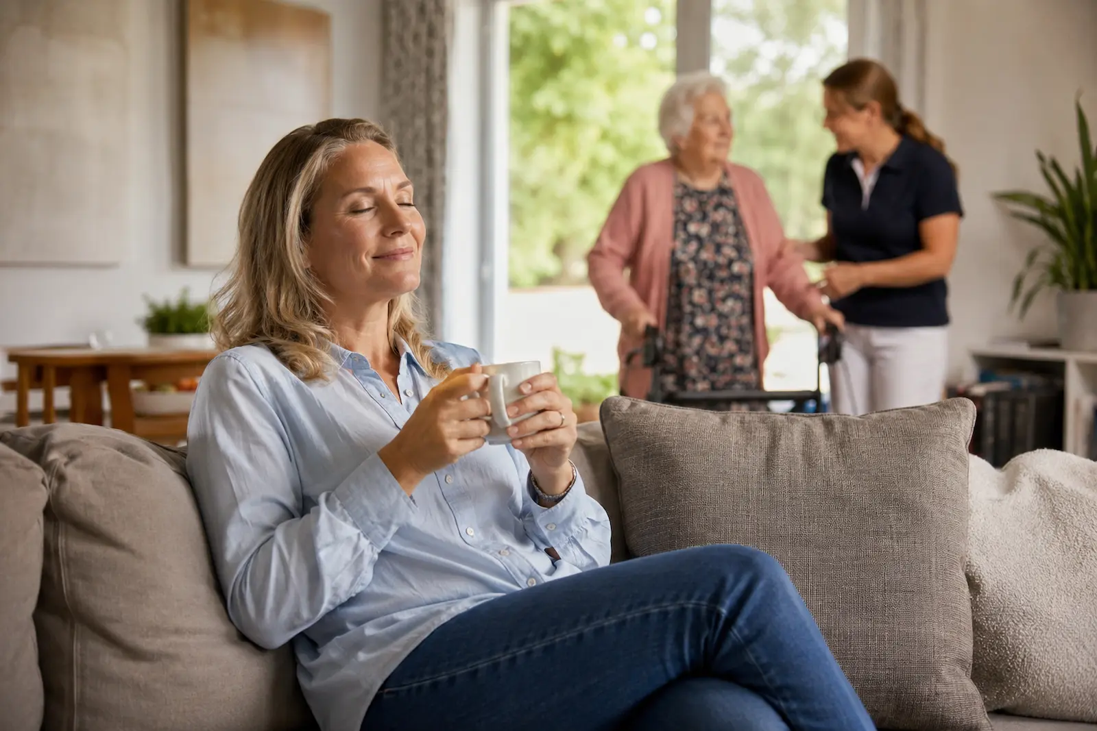 Entlastung für pflegende Angehörige durch Betreuung zuhause