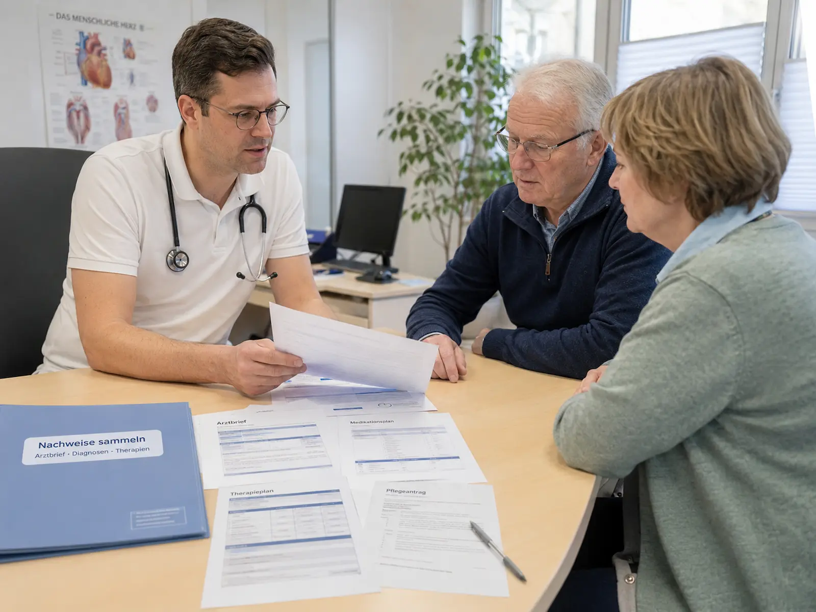Nachweise für Pflegegrad Widerspruch sammeln
