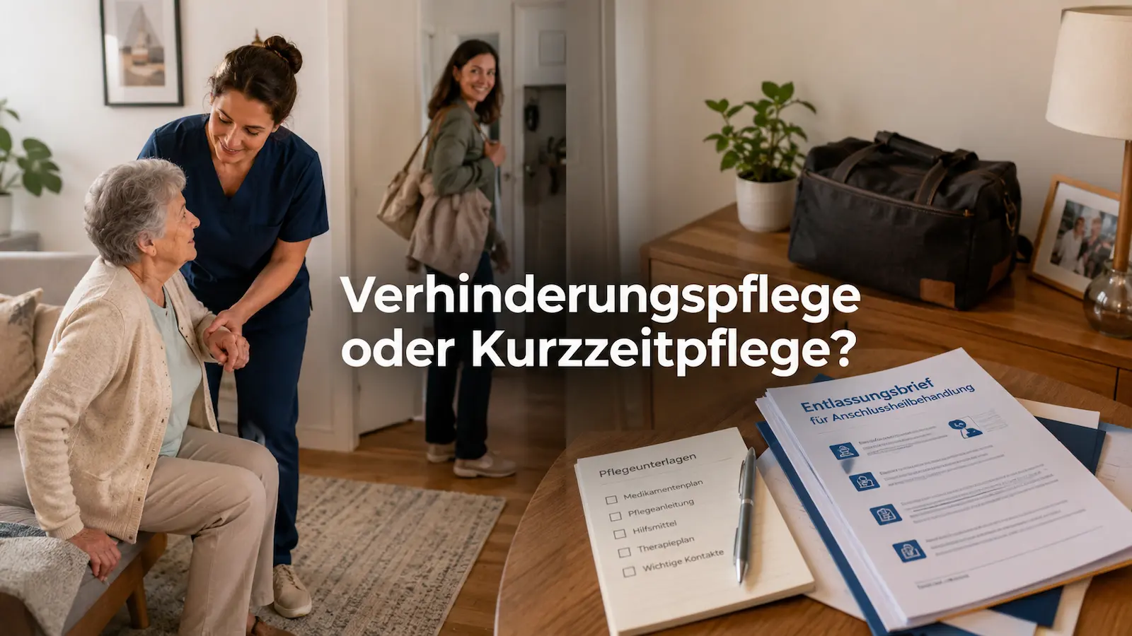 Vergleich Verhinderungspflege oder Kurzzeitpflege