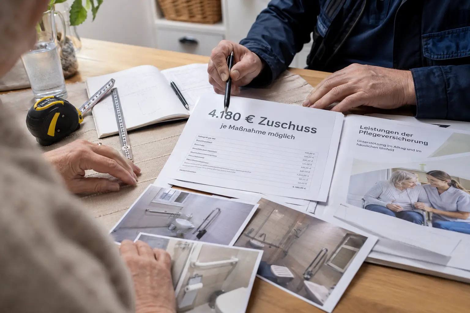 Zuschuss für barrierearmen Badumbau planen